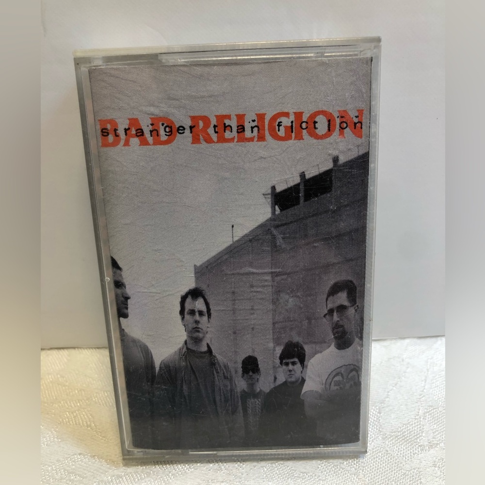 Stranger Than Fiction by Bad Religion Cassette 1994 Atlantic Recording Tested